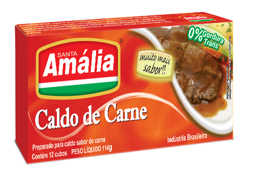 imagem de CALDO SANTA AMALIA 114G CARNE