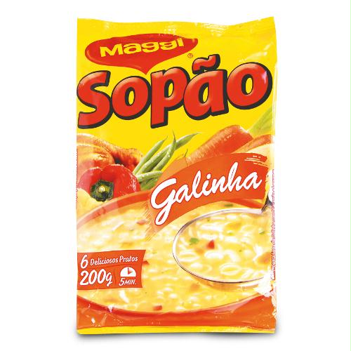 imagem de SOPAO MAGGI GALINHA C LEGUMES 200G