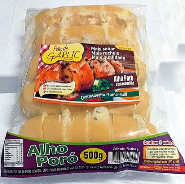 imagem de PAO DE ALHO GARLIC 500G PORO
