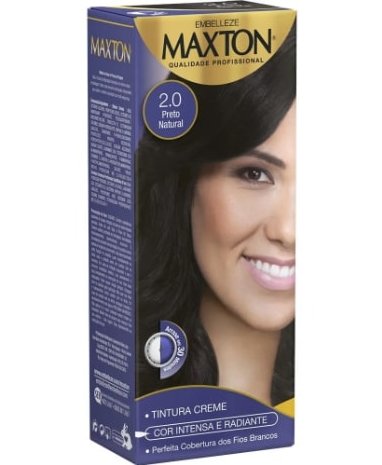 imagem de TINT CAP MAXTON KIT20 PRETO NATURAL