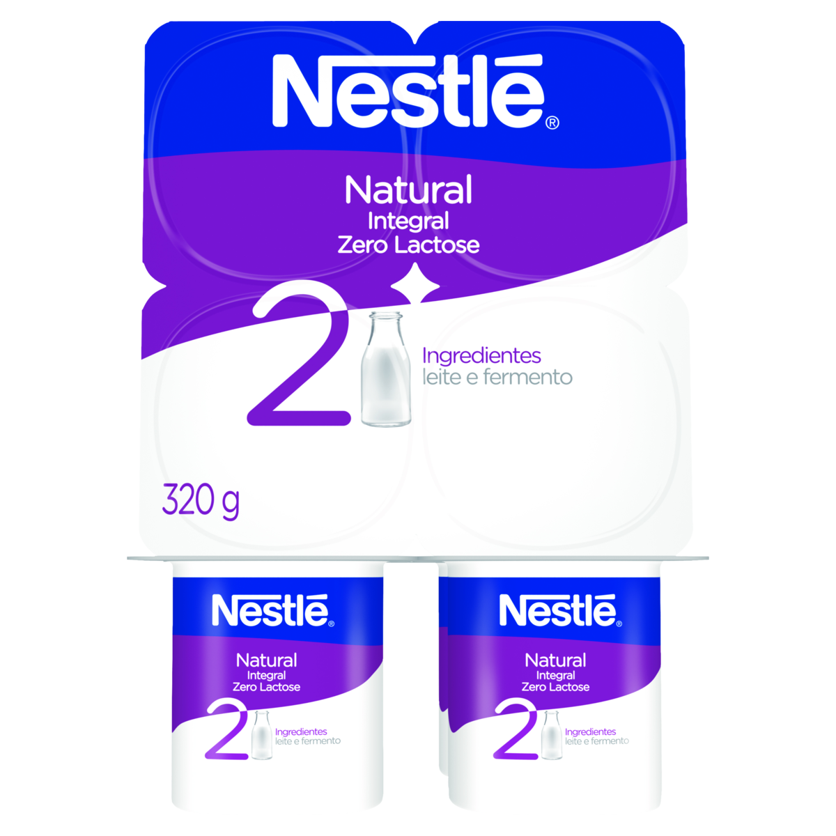 imagem de IOGURT NESTLE NATURAL ZERO LACT 320G