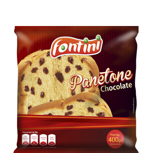 imagem de PANETTONE CHOCOLATE FONTINI  400G