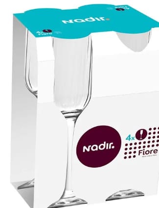 imagem de CJ TACA FIORE VD 4PC 195ML