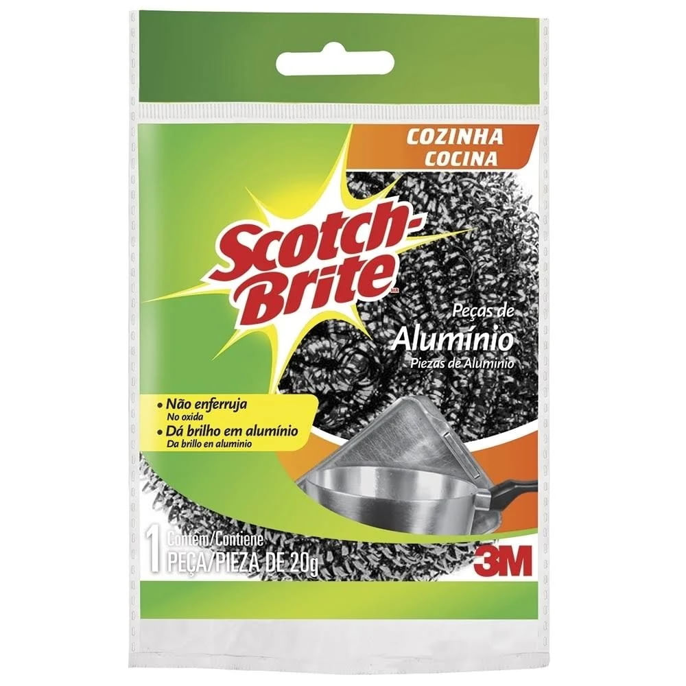 imagem de ESPONJA SCOTCH BRITE INOX 1UN