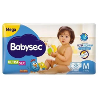 imagem de FRALDA DESC BABYSEC  MEGA ULTRASEC  M C 38