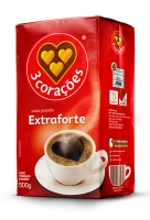 imagem de CAFE EM PO 3 CORACOES 500G VACUO EXT.FORTE