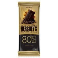 imagem de CHOC HERSHEYS BARRA DARK 80% CACAU 85G