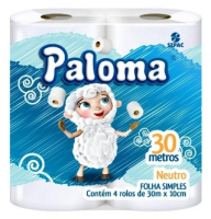 imagem de PAPEL HIG PALOMA FS 4X30M
