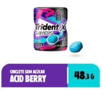 imagem de CHICLE TRIDENT 48,3G GAMER BLUE BERRY