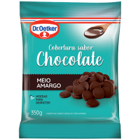 imagem de CHOC MOEDA AMARGO DR OETKER 350GR