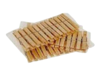 imagem de PRENDEDOR P ROUPA MADEIRA 2 IRMAOS 12UN