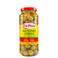 imagem de AZEITONA VERDE TIO PACO 350G VD