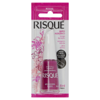 imagem de ESMALTE RISQUE CREM LEO MANDOU FLORES 8ML