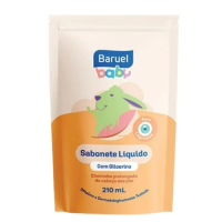 imagem de SAB LIQ BARUEL BABY 210ML RF GLICERINA
