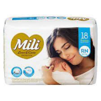 imagem de FRALDA DESC MILI LOVECARE RN 18UN
