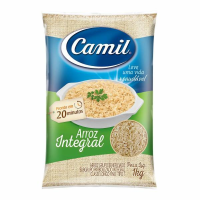 imagem de ARROZ CAMIL PARB INTEGRAL EM SAQUINHOS 1KG