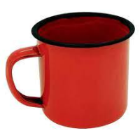 imagem de CANECA ESMALTADA N.06 VERM. 150ML