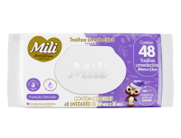 imagem de TOALHAS UMED MILI LOVECARE LAVANDA 48UN