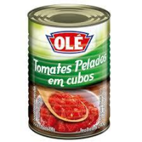 imagem de TOMATES PELADOS OLE CUBOS 240G