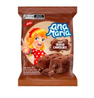 imagem de BOLINHO ANA MARIA TRIPLO CHOC 70GR