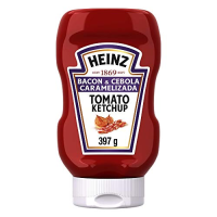 imagem de KETCHUP HEINZ BACON E CEBOLA CARAM 397G