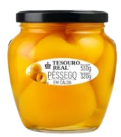 imagem de DOCE ESSEGO EM CALDA TES.REAL 530G
