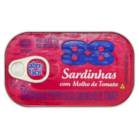 imagem de SARDINHA 88 MOLHO DE TOMATE 125G