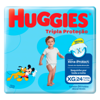 imagem de FRALDA DESC MONICA HUGGIES TRIPLA PROT XG 24UN JUMBO