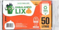 imagem de SACO LIXO EMBALANDOLIXO REFORCADO 50LT 10UN