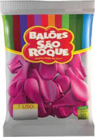 imagem de BALAO SAO ROQUE LISO ROSA SHOCK 50UN