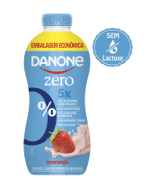 imagem de IOGURTE DANONE ZERO BATIDO 1,200G MORANGO