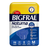 imagem de FRALDA DESC BIGFRAL DERMA PLUS NOT M 08UN