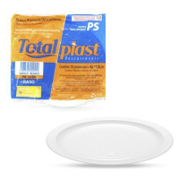 imagem de PRATO RASO DESC TOTAL PLAST C 10 18CM