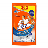 imagem de LIMP MR MUSCULO BANHEIRO 5 EM 1 30% GT 400ML REFIL