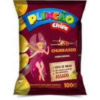 imagem de SALGADINHO PLINC CHIPS CHURRASCO 100G