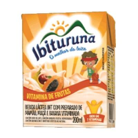 imagem de BEB LACTEA IBITURUNA 200ML BANANA/MORANGO
