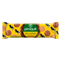 imagem de BISC PIRAQUE LEITE MALTADO COBERTO CHOC 80G