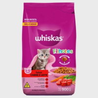 imagem de RACAO GATO WHISKAS SECO FILHOTE CARNE 900G