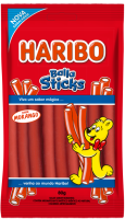 imagem de BALA HARIBO GELATINAS  STICKS MORANGO  80G