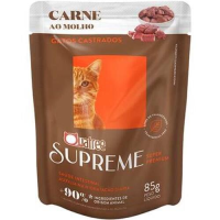 imagem de RACAO GATO UMID. QUATREE 85G SCH AD. CARNE CAST.