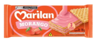 imagem de BISC MARILAN WAFER 70G  MORANGO